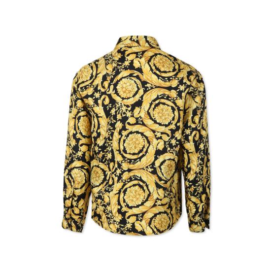 25SS [키즈] 베르사체 패턴 셔츠 1018405 1A11195 5B000 YELLOW - VERSACE
