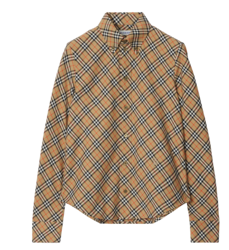24FW 버버리 체크 패턴 코튼 셔츠  8098252 B9368 - BURBERRY