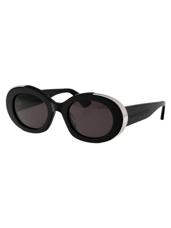 26SS 알렉산더 맥퀸 선글라스 AM0445S 001 black - ALEXANDER MCQUEEN