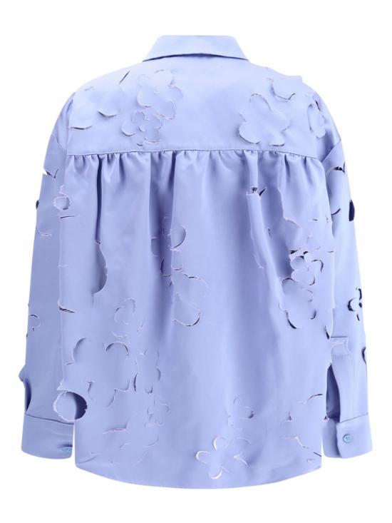 25SS 마르니 블라우스/셔츠 CAMA0620S0USR009 00B26 BLUE LILAC - MARNI