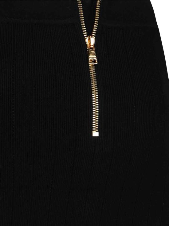 25SS 발망 미디 스커트 EF1LB290KB07 0PA Black - BALMAIN