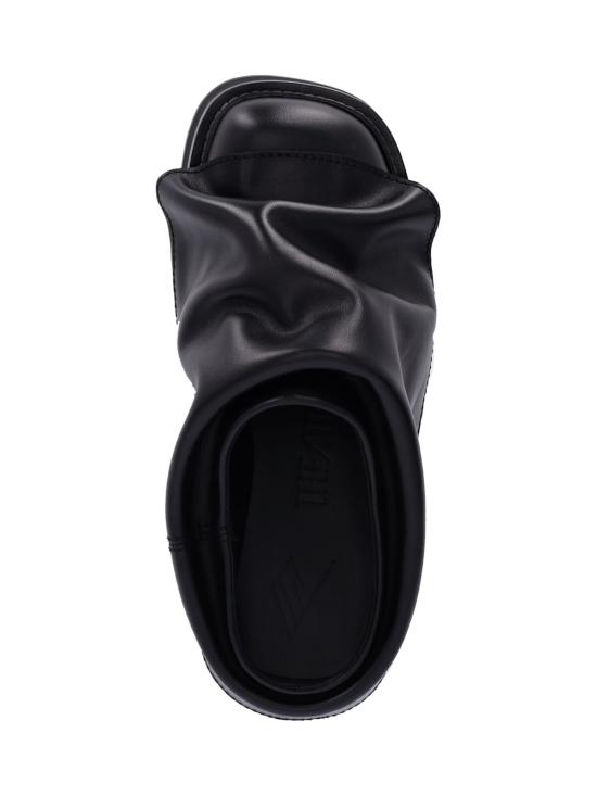 25SS 디 아티코 뮬/슬리퍼 250WSH00855 LBT019AA 100 Black - THE ATTICO