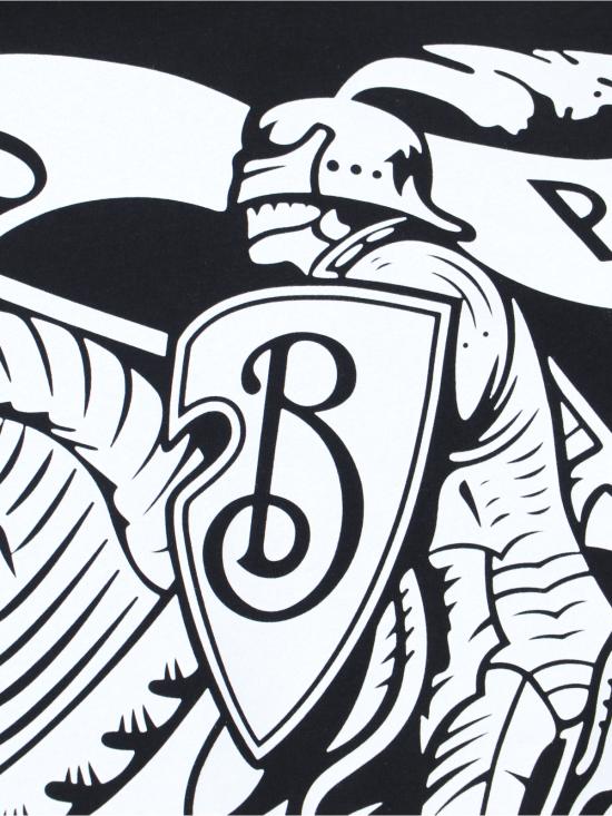 25SS 버버리 EKD 로고 프린트 코튼 숏슬리브 티셔츠 8095058 A1189 Black - BURBERRY