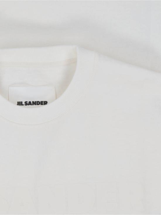 25SS 질샌더 반팔 티셔츠 J21GC0168 J20243 102 White - JIL SANDER