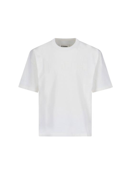 25SS 질샌더 반팔 티셔츠 J21GC0168 J20243 102 White