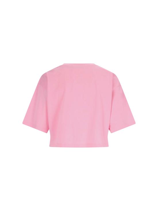 25SS 발망 반팔 티셔츠 BF1EE020BB02 OLA Pink - BALMAIN