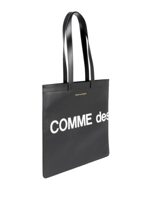 26SS 꼼데가르송 휴즈 로고 레더 SA9001HL1 Black - COMME DES GARCONS