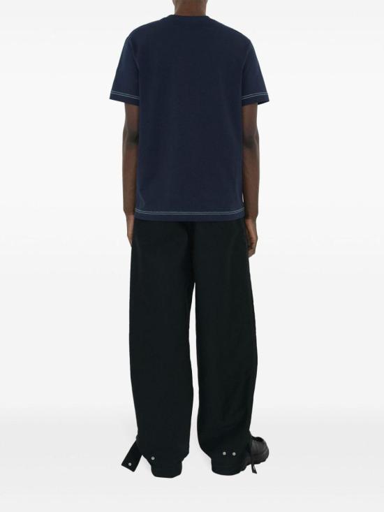  버버리 반팔 티셔츠 8094777 Dark Blue - BURBERRY