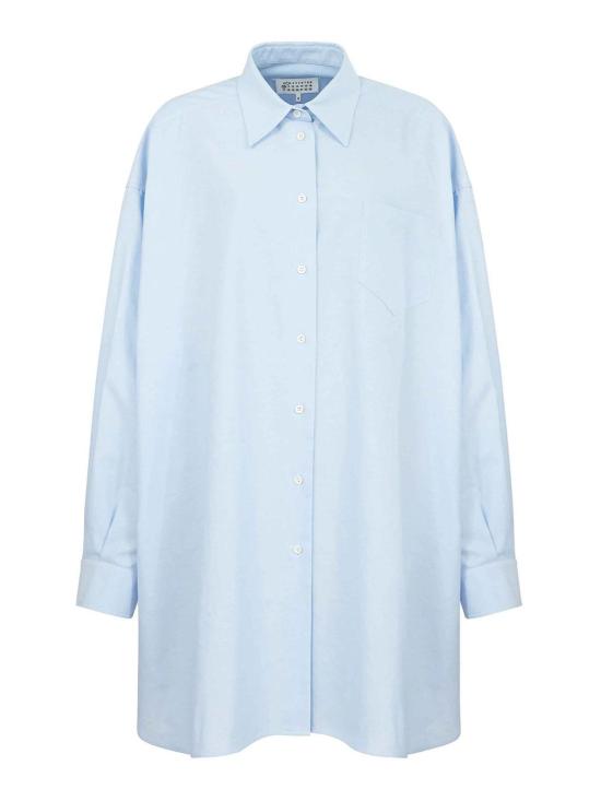 26FW 마르지엘라 셔츠 드레스 S51DL0253S54750479 LIGHT BLUE