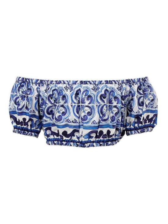 26SS 돌체앤가바나 민소매 티셔츠 F755RTHH5BAHA3TN Blue - DOLCE & GABBANA