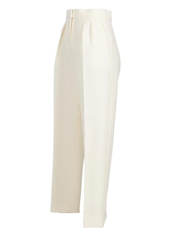 25FW 막스마라 버바노 울 트라우저 2421136062600001 White - MAX MARA