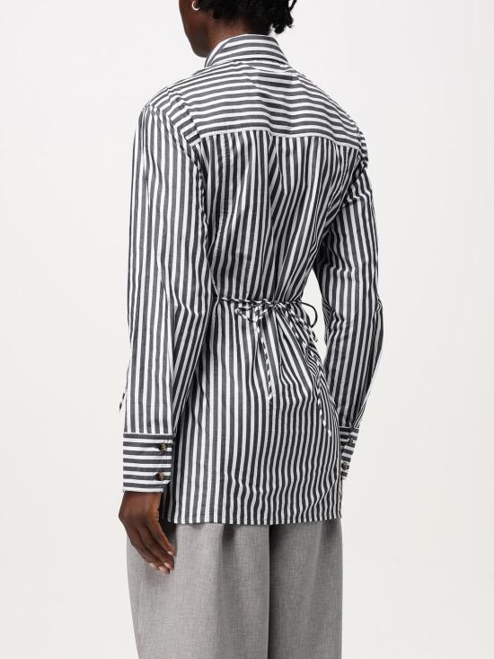 25SS 가니 셔츠 W0096 099 Black - GANNI