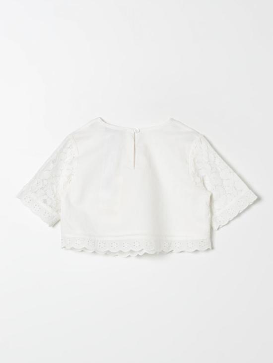  [키즈] 트윈셋  티셔츠 241GJ2Q29 11271 White - TWINSET