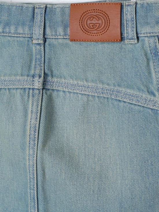  [키즈] 구찌 스커트 772132XDCTU 4452 Blue - GUCCI