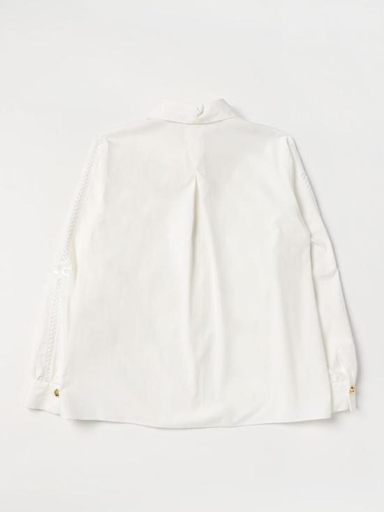  [키즈] 엘리자베타프랜치 레이스 소재 셔츠/블라우스 EFCA204CA235 0000 Yellow Cream - ELISABETTA FRANCHI