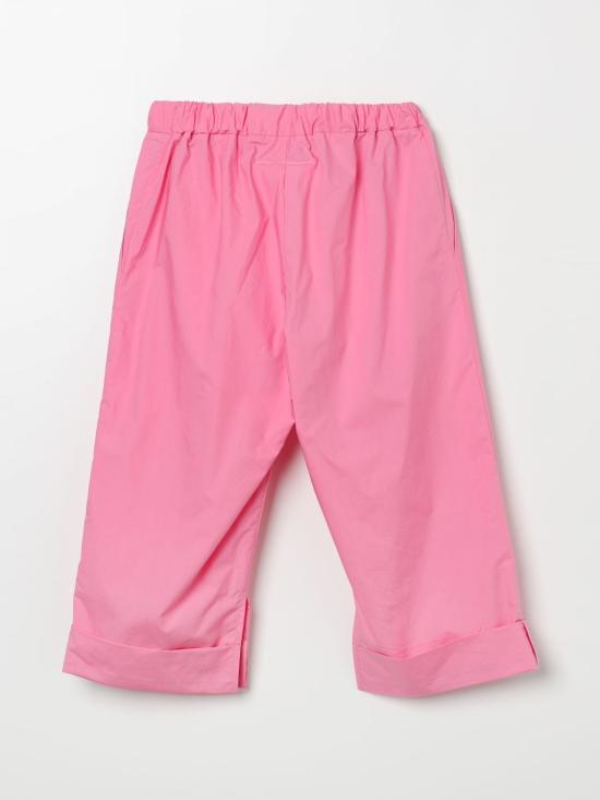  [키즈] MM6 메종마르지엘라 스트레이트 팬츠 M60496MM014 M6300 Pink - MM6 MAISON MARGIELA