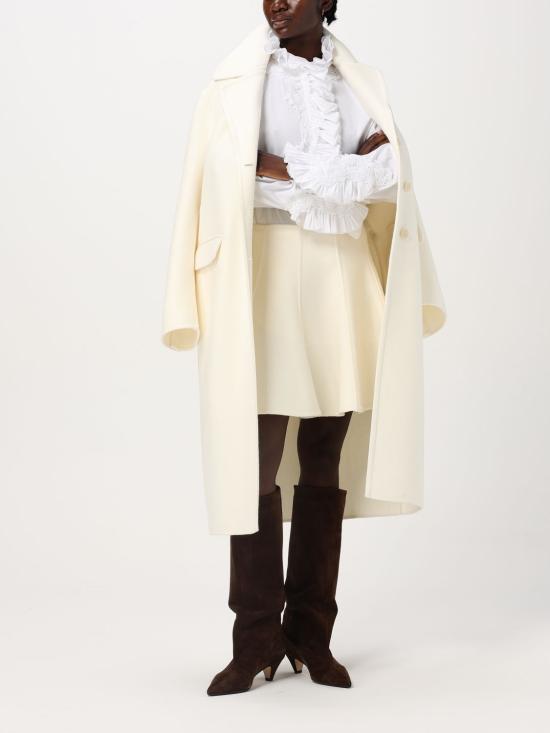 24FW 에르마노 설비노 숏 스커트 D4520301HNG 41107 White - ERMANNO SCERVINO