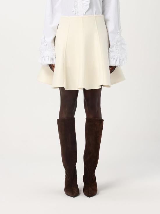 24FW 에르마노 설비노 숏 스커트 D4520301HNG 41107 White