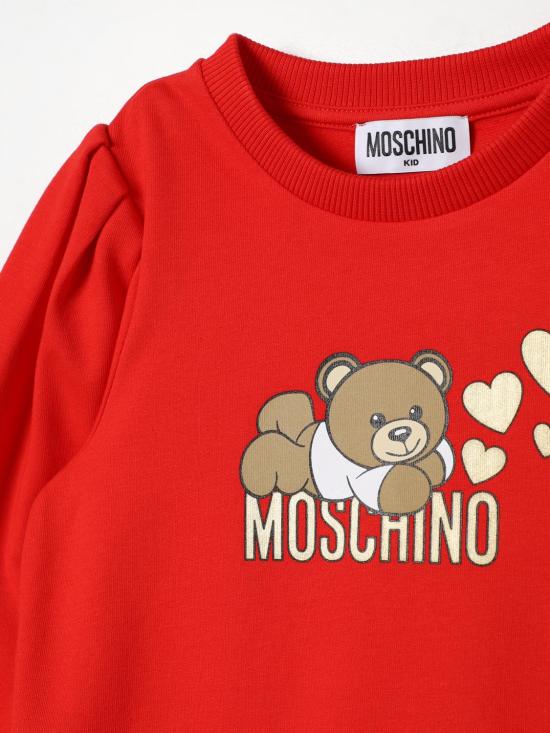 24FW [키즈] 모스키노 원피스 HDV0FCLDA16 50109 Red - MOSCHINO