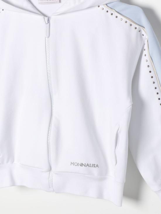  [키즈] 모나리자 트레이닝 상의 19C8003008 9958 White 1 - MONNALISA