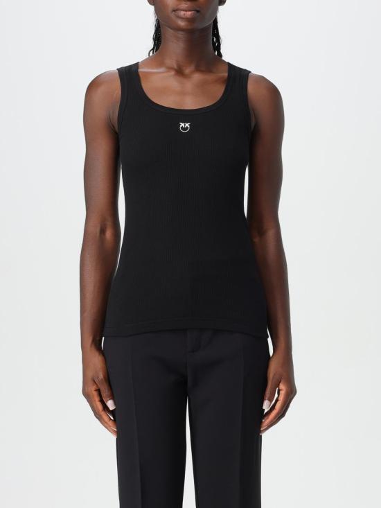 25FW 핑코 민소매 티셔츠 100807A22X Z99 Black