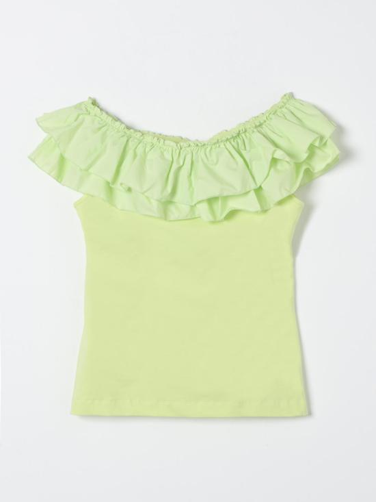 25FW [키즈] 모나리자 티셔츠 17C6083201 0027 Grass Green - MONNALISA