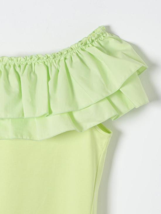 25FW [키즈] 모나리자 티셔츠 17C6083201 0027 Grass Green - MONNALISA