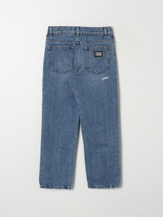 24FW [키즈] 돌체앤가바나 진 L42F48LDC68 B0665 Denim - DOLCE & GABBANA