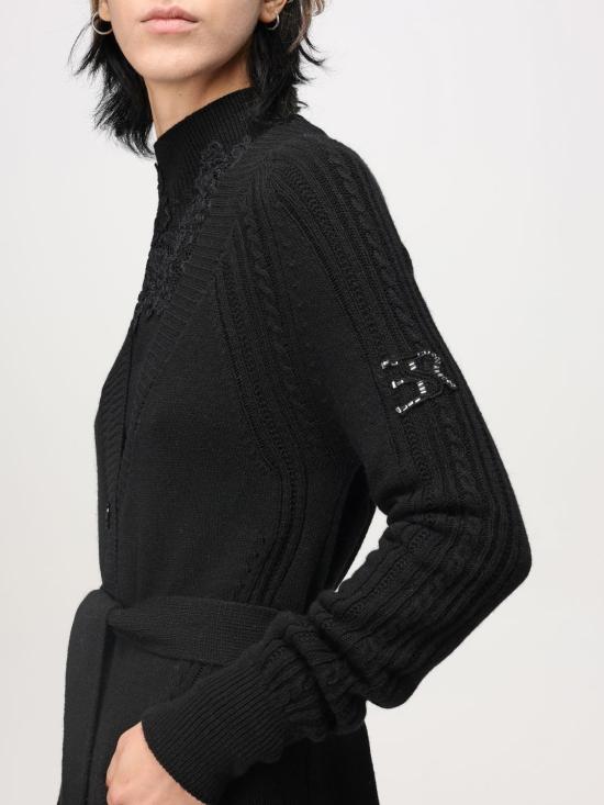 24FW 에르마노 설비노 가디건 D454N504CTLGDY 95708 Black - ERMANNO SCERVINO