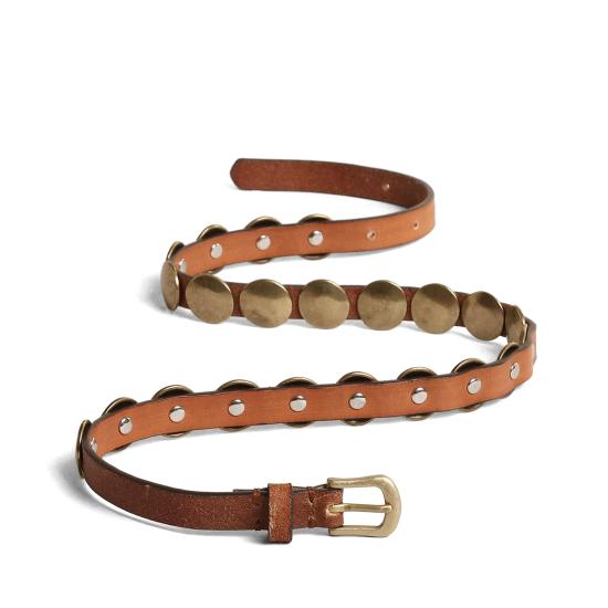  골든구스 레귤러 벨트 GWA00408A000448 90100 BLACK - GOLDEN GOOSE