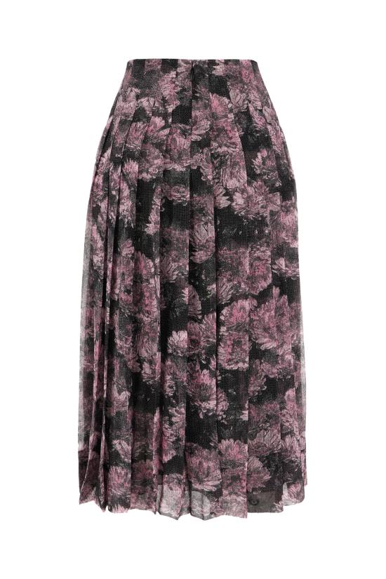 25SS 토리버치 롱 스커트 163316 254 PINK PIXEL FLORAL - TORY BURCH