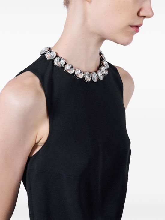 25SS 프라다 미디 원피스 P3O31RSOOO155Z F0002 NERO - PRADA