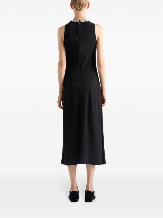 25SS 프라다 미디 원피스 P3O31RSOOO155Z F0002 NERO - PRADA