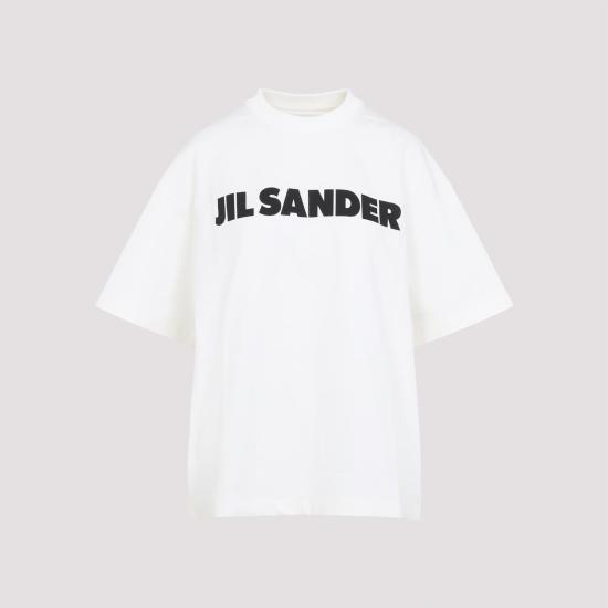 25SS 질샌더 반팔 티셔츠 J03GC0137 J45148 102 PORCELAIN WHITE - JIL SANDER