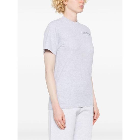 25SS 스포티앤리치 반팔 티셔츠 TO043518651GY HGRAY GREY - SPORTY & RICH