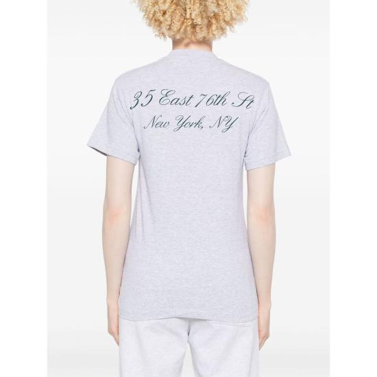 25SS 스포티앤리치 반팔 티셔츠 TO043518651GY HGRAY GREY - SPORTY & RICH