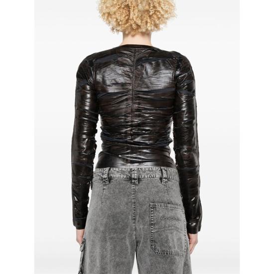 25SS 디젤 블라우스 0CLBL A17593 81EA BROWN - DIESEL