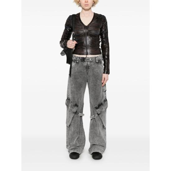 25SS 디젤 블라우스 0CLBL A17593 81EA BROWN - DIESEL