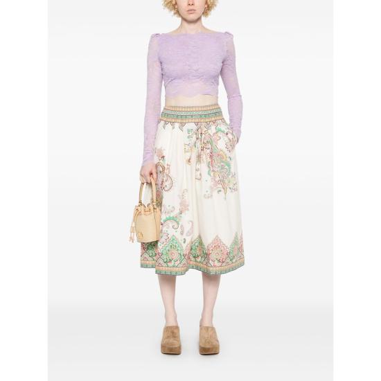 25SS 에트로 미디 스커트 99SP5B8 WRFA0112 X0802 NEUTRALS - ETRO