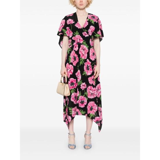 25SS 스텔라 맥카트니 롱 원피스 6A0472 3FS230 8502 PINK BLACK - STELLA MCCARTNEY