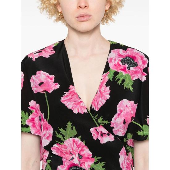 25SS 스텔라 맥카트니 롱 원피스 6A0472 3FS230 8502 PINK BLACK - STELLA MCCARTNEY