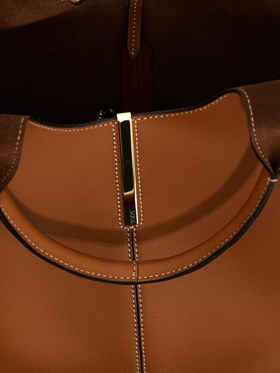 25FW 토즈 토트백 XBWEBRF0200UBL2L83 Brown - TODS