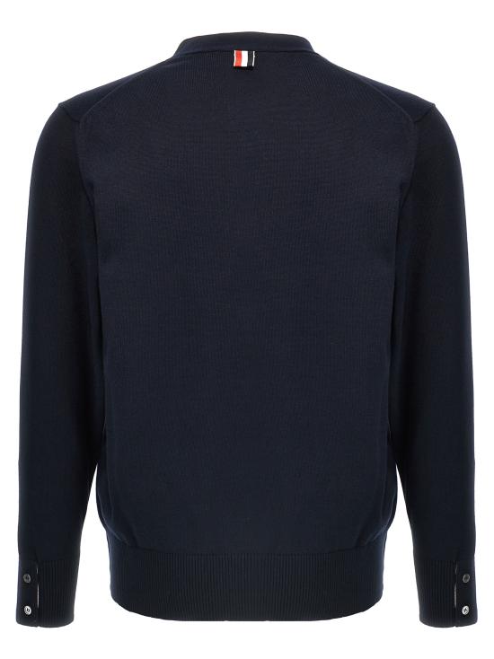 25FW 톰브라운 가디건 MKC581AY3043415 Blue - THOM BROWNE