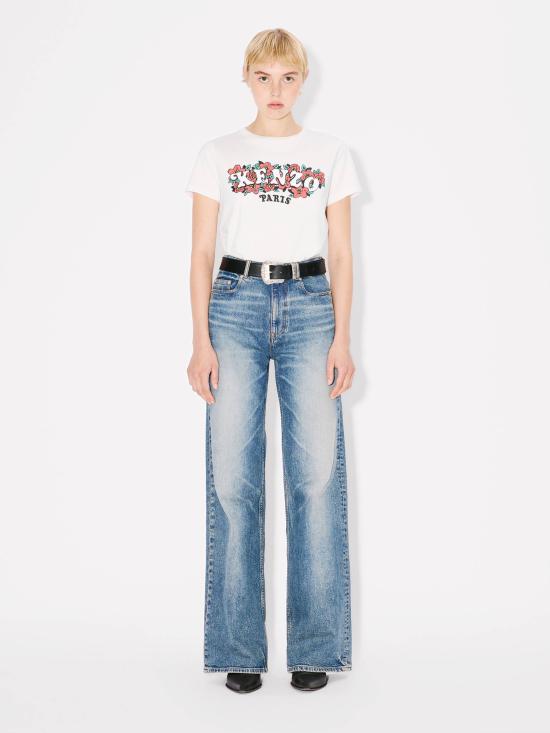 25SS 겐조 반팔 티셔츠 FF52TS1494SO 02 White - KENZO