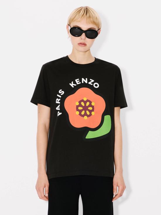 25SS 겐조 반팔 티셔츠 FF52TS1684SO 99J Black - KENZO
