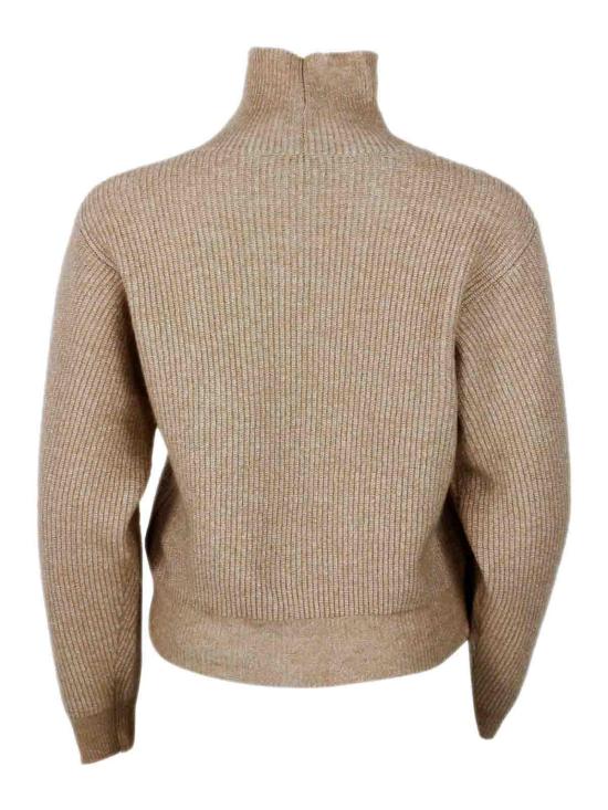  파비아나 필리피 터틀넥 MAD224F545L043VR2 Brown - FABIANA FILIPPI