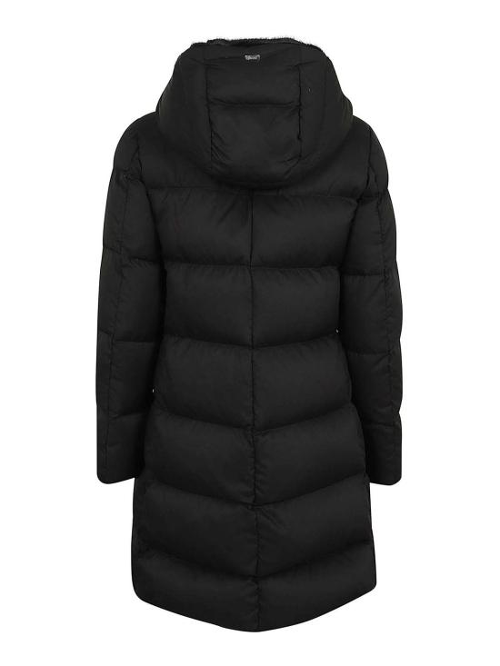 26FW 에르노 아렌델레 & 뉴 레이디 포 퍼 A 셰이프 다운 자켓 PI001948D12414Z9300 Black - HERNO