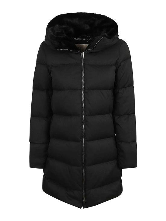 26FW 에르노 아렌델레 & 뉴 레이디 포 퍼 A 셰이프 다운 자켓 PI001948D12414Z9300 Black