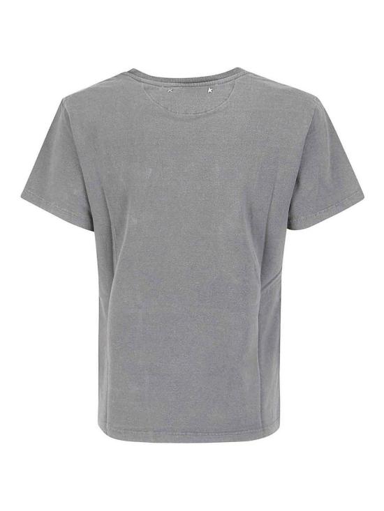 25FW 골든구스 반팔 티셔츠 GWP01221P00067160318 Grey - GOLDEN GOOSE