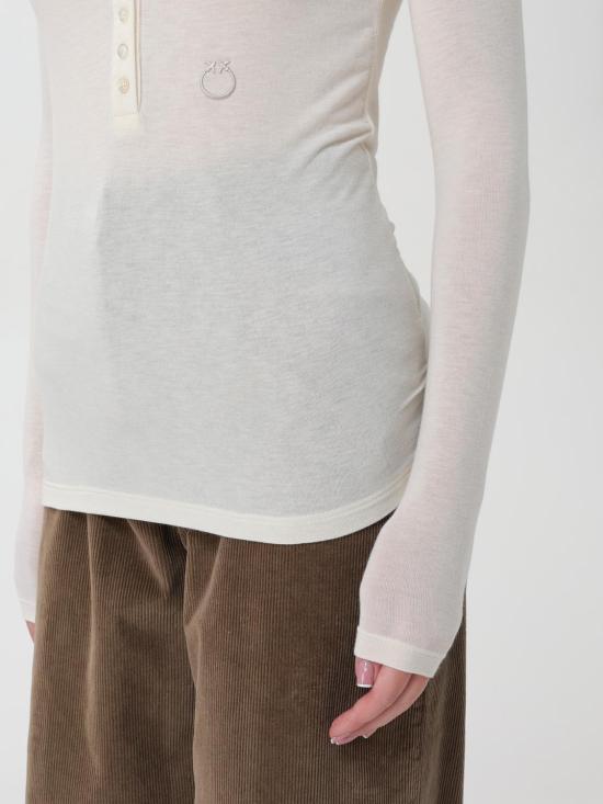 25FW 핑코 반팔 티셔츠 104163A17S C00 White - PINKO